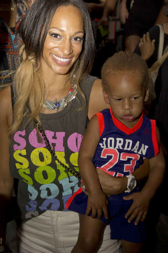 Derek Jeter, Carmelo Anthony, JR Smith & CC Sabathia at Haddad Brands'  Second Annual Kid's Rock! Fashion Show