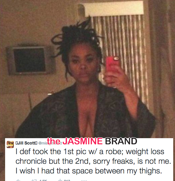 Jill Scott Admits to Semi-Nude Leaked Pic, Says Others Are Fake!