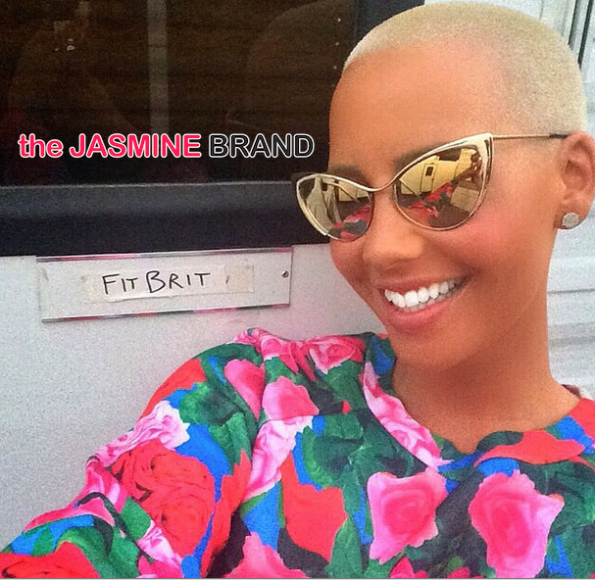 Amber Rose on set-Selfie sitcom-Fit Brit-the jasmine brand