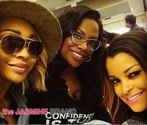 Atlanta Housewives Cast Trip-Cynthia Bailey-Kenya Moore-Kandi Burruss-Claudia Jordan-the jasmine brand