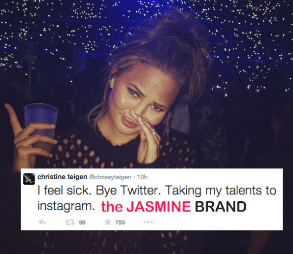 Chrissy Teigen-Quits Twitter After Death Threats-the jasmine brand