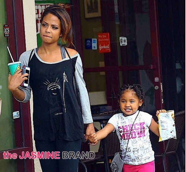 Christina Milian and daughter Violet-LA-the jasmine brand