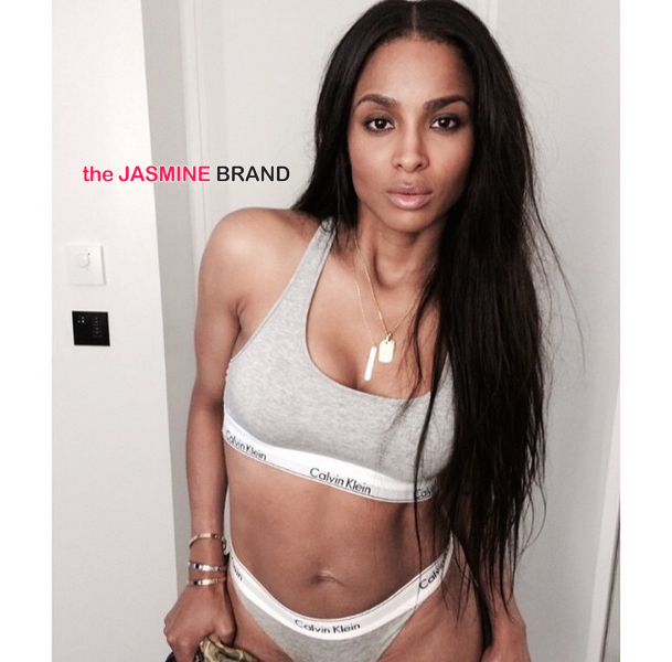 Show Off! Ciara Poses In Undies, Revealing Post Pregnancy Body