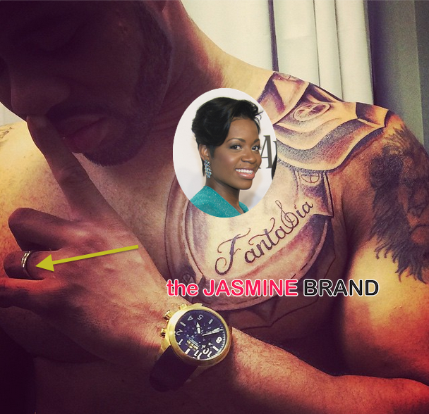 [Inked Out For Love] Fantasia’s Rumored Husband Gets Her Name Tatted On His Chest