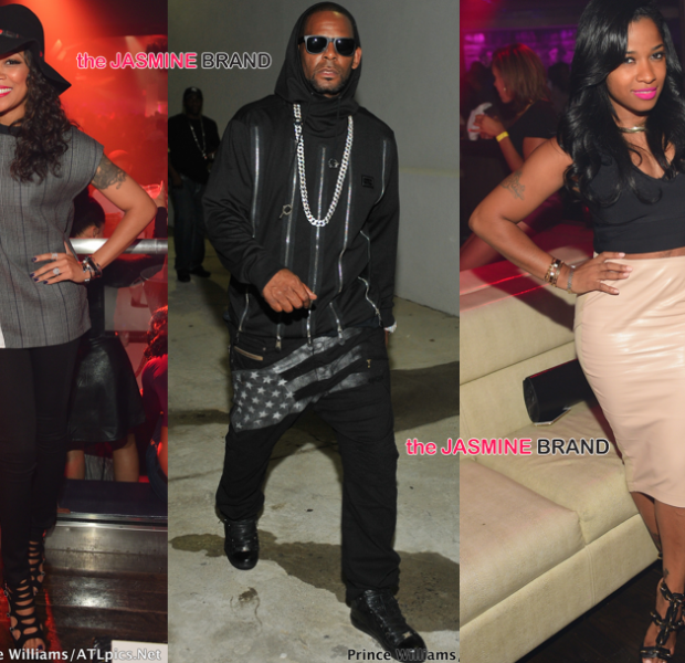 Spotted. Stalked. Scene. R.Kelly, Monica & Toya Wright Party in ATL