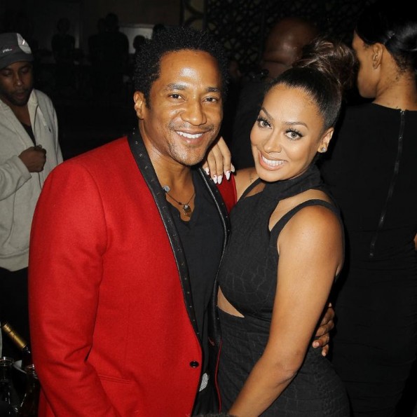 Q-Tip and Lala Anthony-New York Premiere of NAS- TIME IS ILLMATIC-the jasmine brand