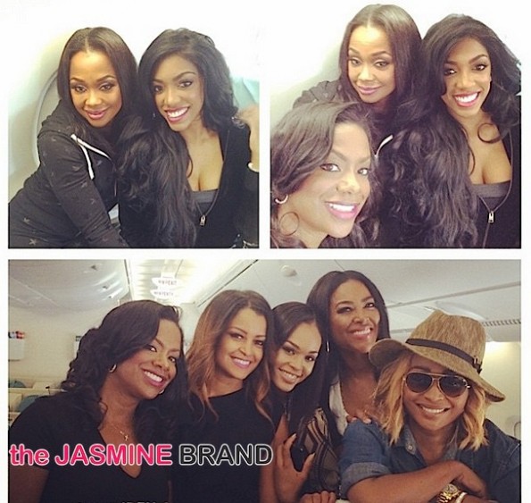 RHOA Cast Trip-Cynthia Bailey-Kenya Moore-Kandi Burruss-Phaedra Parks-Claudia Jordan-Porsha Williams-Demetria McKinney-the jasmine brand