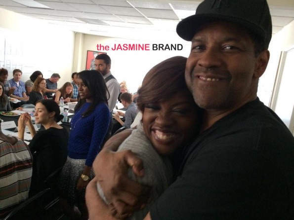 Viola Davis and denzel washington hug it out-the jasmine brand