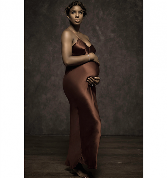 kelly rowland pregnant ELLE magazine-the jasmine brand