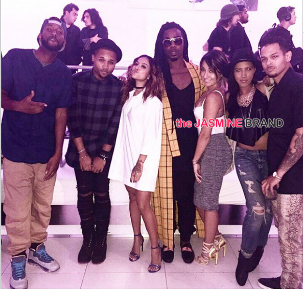 lil waynes girlfriend Christina Milian birthday party supper club 2014-the jasmine brand