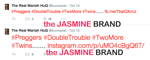 mariah huq-pregnant-twins-married 2 medicine-the jasmine brand