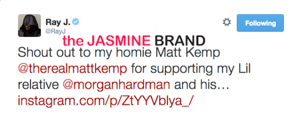matt kemp-morgan hardman-ray j assistant-the jasmine brand