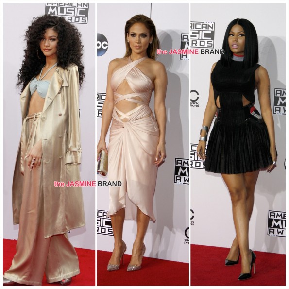 American Music Awards-Zendaya-JLo-Nicki Minaj-the jasmine brand