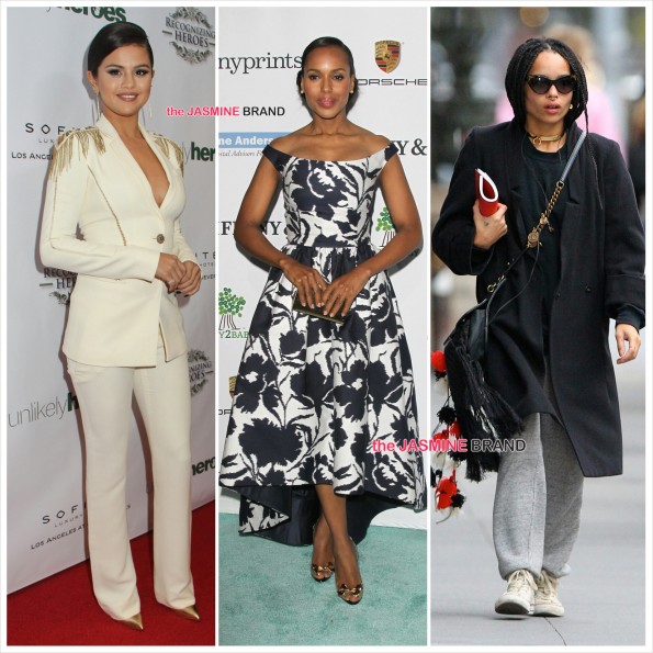 Celebrity Sightings-Selena Gomez-Kerry Washington-Zoe Kravitz-the jasmine brand