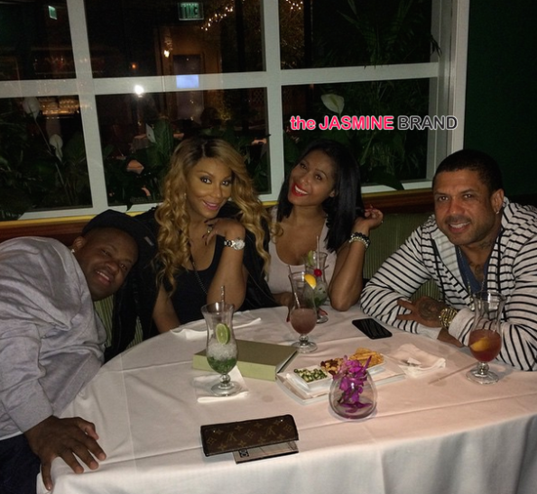 Ex LHHA Stars Benzino and Althea Spotted With Tamar Braxton Vincent Herbert-the jasmine brand