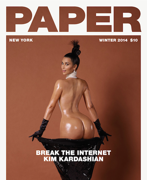 Butt-Crack Envy! Kim Kardashian Poses Nude for ‘PAPER’ [Photos]