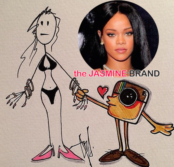Rihanna Returns to Instagram-the jasmine brand