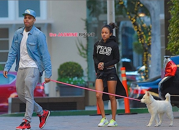 A Reconciled Karrueche Tran & Chris Brown Spotted in Beverly Hills [Photos]