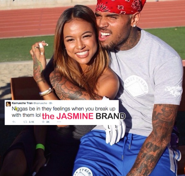 Chris Brown-Karrueche Tran-Break Up-the jasmine brand