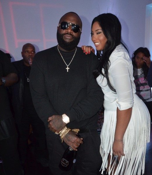 Rick Ross Pops-Up For Girlfriend Ming Lee’s Holiday Party [Photos]