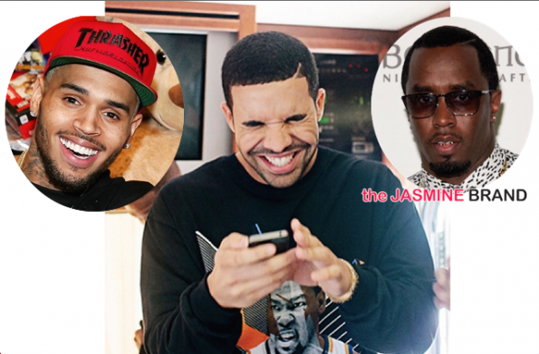 Drake-Subliminal Instagram Message-Beef With Chris Brown-Diddy-the jasmine brand