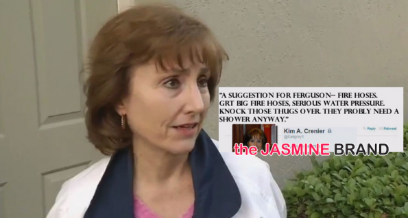 GOP Secretary Kim Crenier-Tweets Ferguson Thugs Deserve Fire Hoses-the jasmine brand