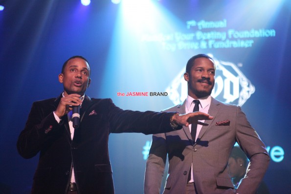 Hill Harper-Nate Parker-7th Annual Manifest Your Destiny Toy Drive 2014-the jasmine brand
