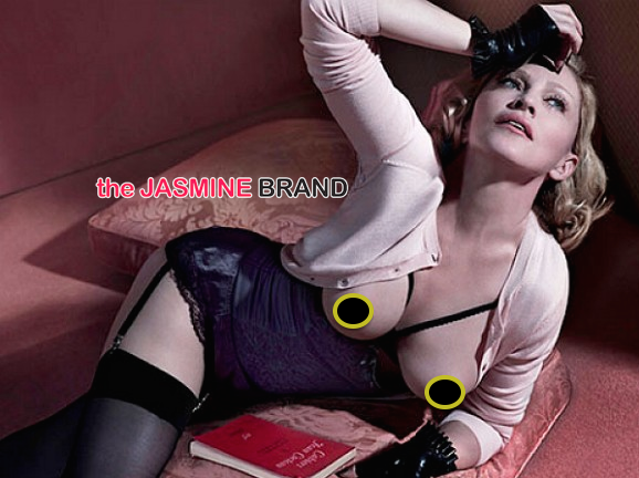 Madonna Takes Her Top Off For Interview Mag [Photos]
