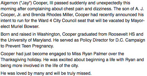 AJ Cooper Facebook Page Message-2014-The Jasmine Brand