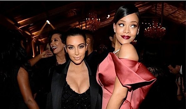 Rihanna Hosts Diamond Black Ball: Kim Kardashian, Kris Jenner, Tyrese, Salma Hayek Attend