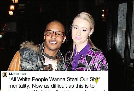 T.I. Defends Iggy Azalea: Not all white people want to steal our culture.