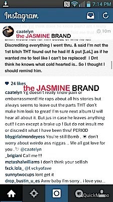 YG Ex Girlfriend-Herpes Claims-Hacked-the jasmine brand