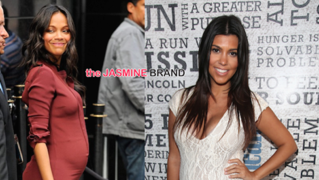 [Ovary Hustlin] Kourtney Kardashian Delivers Healthy Baby Boy + Zoe Saldana Delivers Twins!