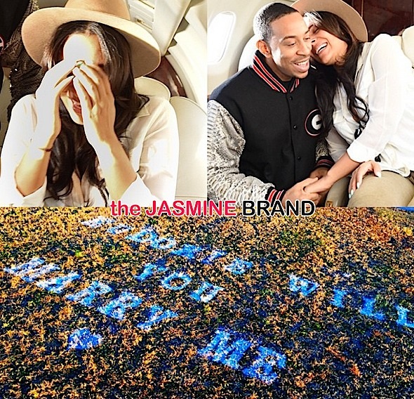 Mile-High-Engagement: Ludacris Pops the Question to Girlfriend Eudoxiee!