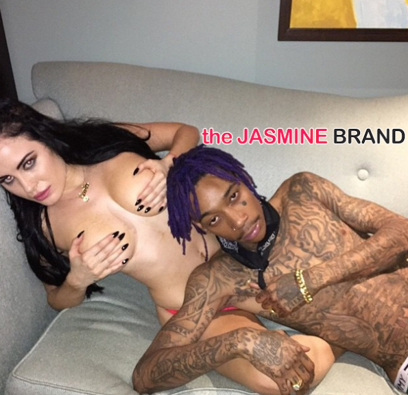 wiz khalifa-with model carla howe-the jasmie brand