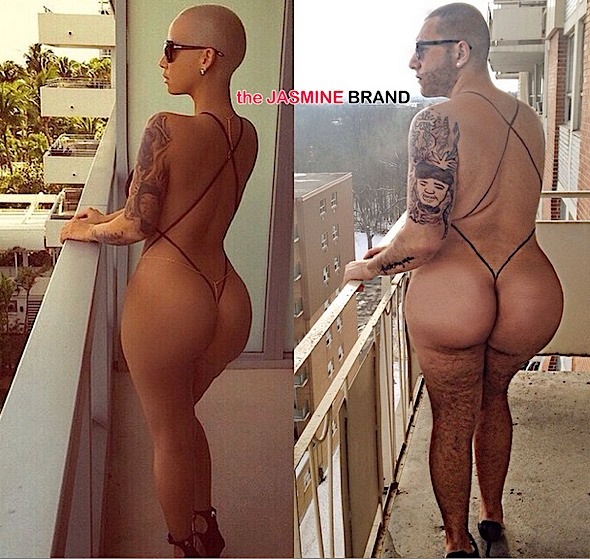 Amber Rose shows off her curves in Honolulu