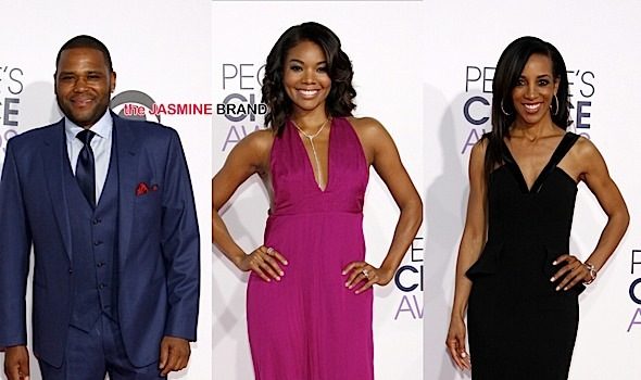 People’s Choice Awards Red Carpet: Gabrielle Union, Anthony Anderson, Shaun Robinson, Giuliana Rancic, Kelly McCreary & More!