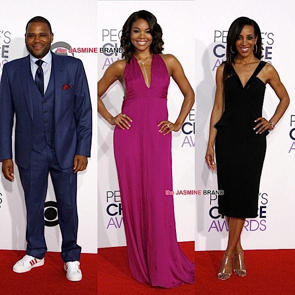 People’s Choice Awards Red Carpet: Gabrielle Union, Anthony Anderson, Shaun Robinson, Giuliana Rancic, Kelly McCreary & More!