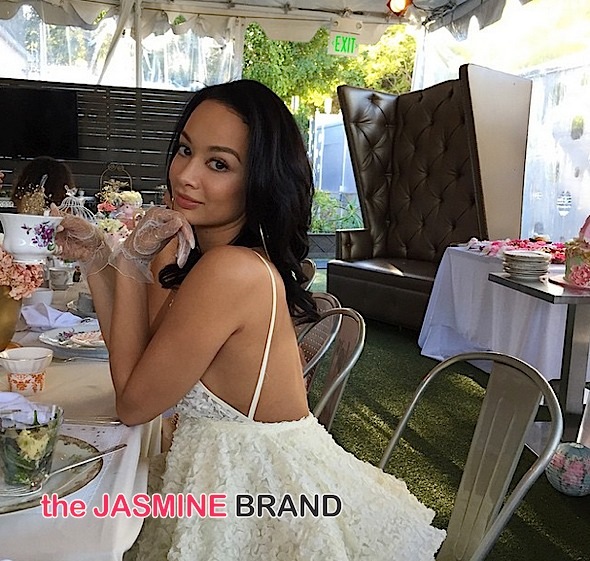 Basketball Wives LA s Draya Michele Celebrates Birthday With Tea