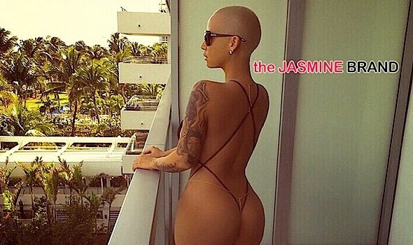 Amber Rose Breaks Instagram In String Bikini + Wiz Khalifa Approves [Photos]