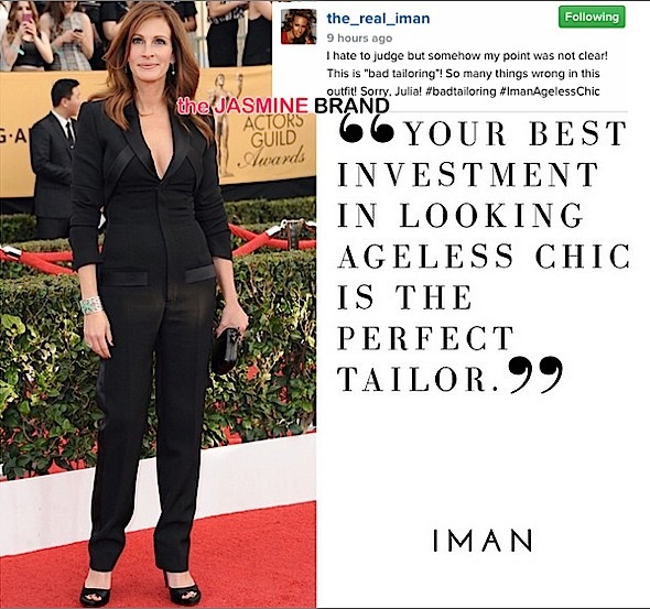 iman criticizes julia roberts fashion-the jasmine brand