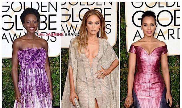 Golden Globe Awards Red Carpet: J.Lo, Lupita Nygon’o, Kerry Washington, Kevin Hart, Chrissy Teigen [Photos]