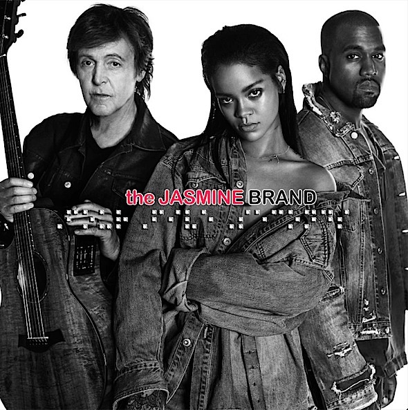 Rihanna ‘FourFiveSeconds’ feat. Kanye West, Paul McCartney [New Music]