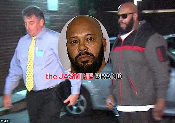  Marion "Suge" Knight, walks into the Los Angeles County Sheriffs department. 
