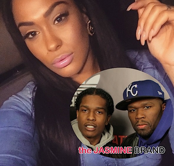 50 Cent Confronts A$AP Rocky Over Ex-Girlfriend, Tatted Up Holly: You can’t afford her!