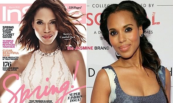 InStyle Denies Lightening Kerry Washington’s Skin For Cover [Photo]