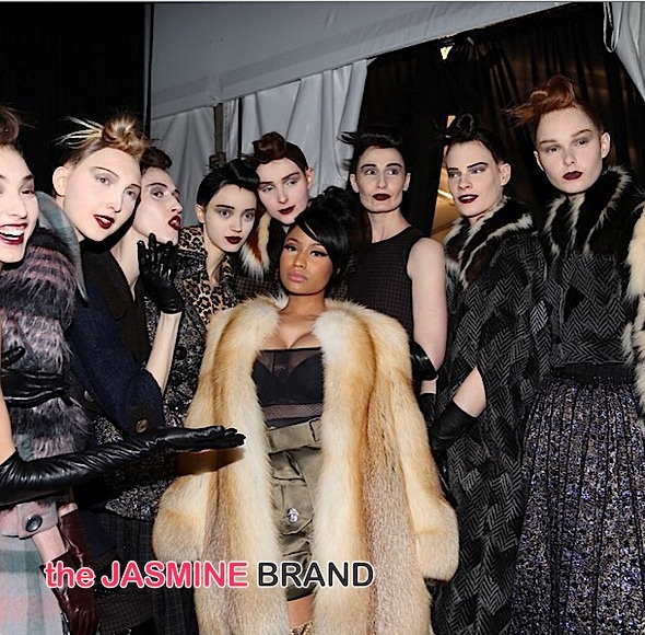 Nicki Minaj Attends Marc Jacobs NYFW Show [Photos]