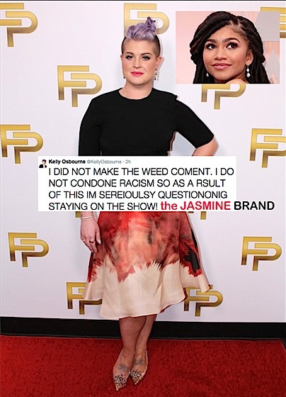 Kelly Osbourne Threatens to Quit Fashion Police Over Zendaya Hair Controversy