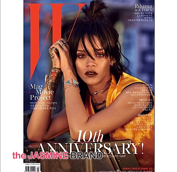 rihanna cover-W Magazine Korea-the jasmine brand