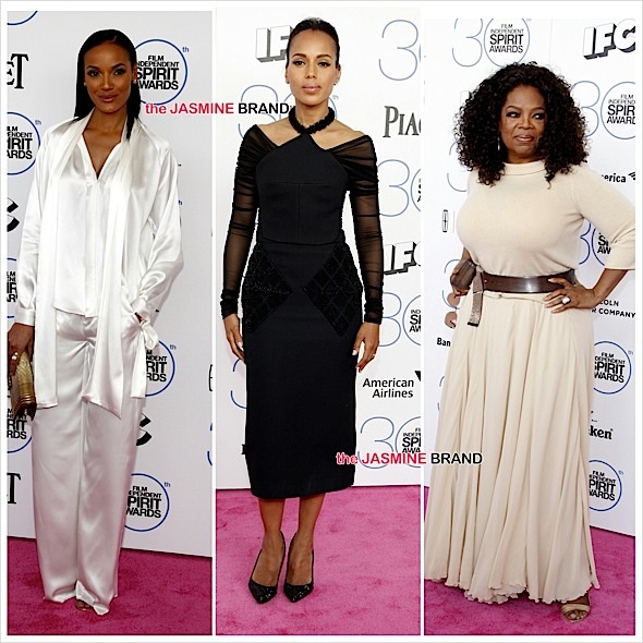 Oprah, Kerry Washington, Selita Ebanks, Common Hit ‘Independent Spirit Awards’ Red Carpet + Full Winner List [Photos]